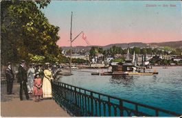 Karte Zürich (am See)