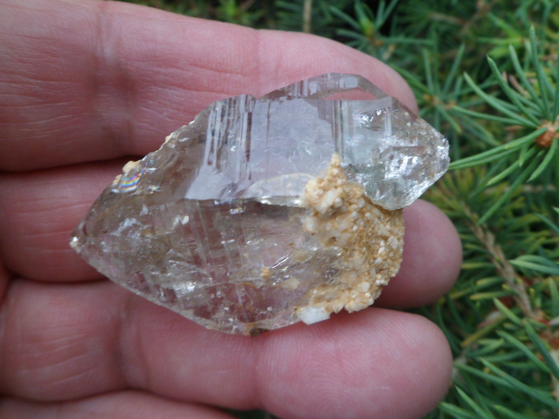 Minerali & Pietre curative: Bergkristall Doppelender Schweiz – Usato da Affoltern am Albis venduto da Fossil60 9