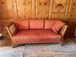 Biedermeiersofa Nussbaum