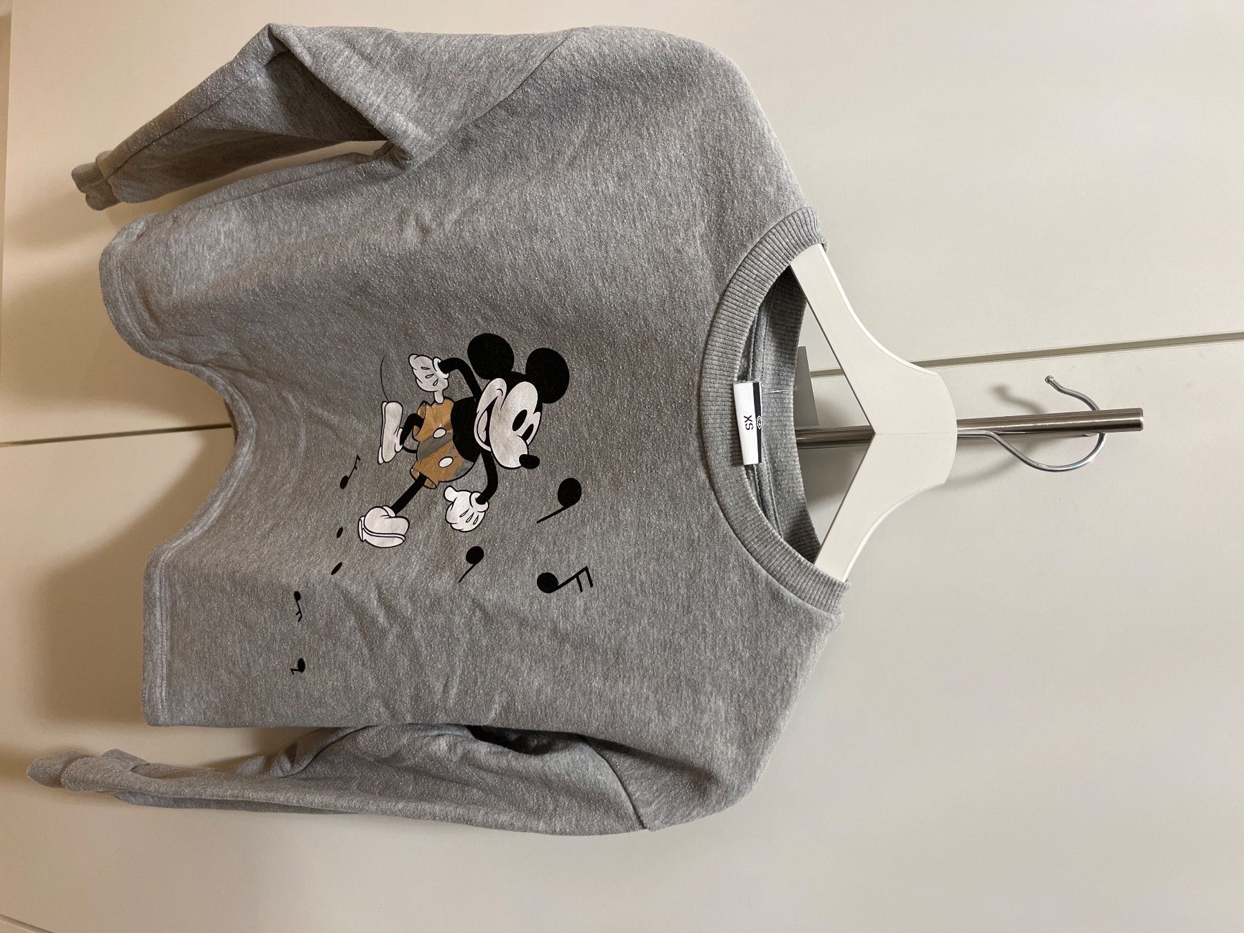 C&A Maglioni & Felpe: C&A Mickey Mouse Pullover grau Gr. XS – Usato da Root venduto da mele2013