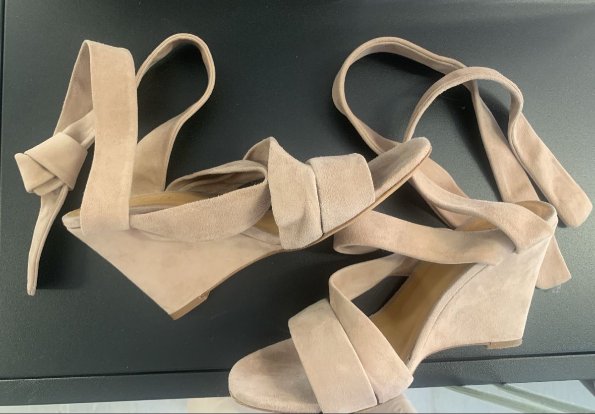 Ba&Sh Scarpe da donna: Ba&sh Wildleder Absatz Sandale hellrosa 39 – Usato da Unterseen venduto da jpowers1971 2