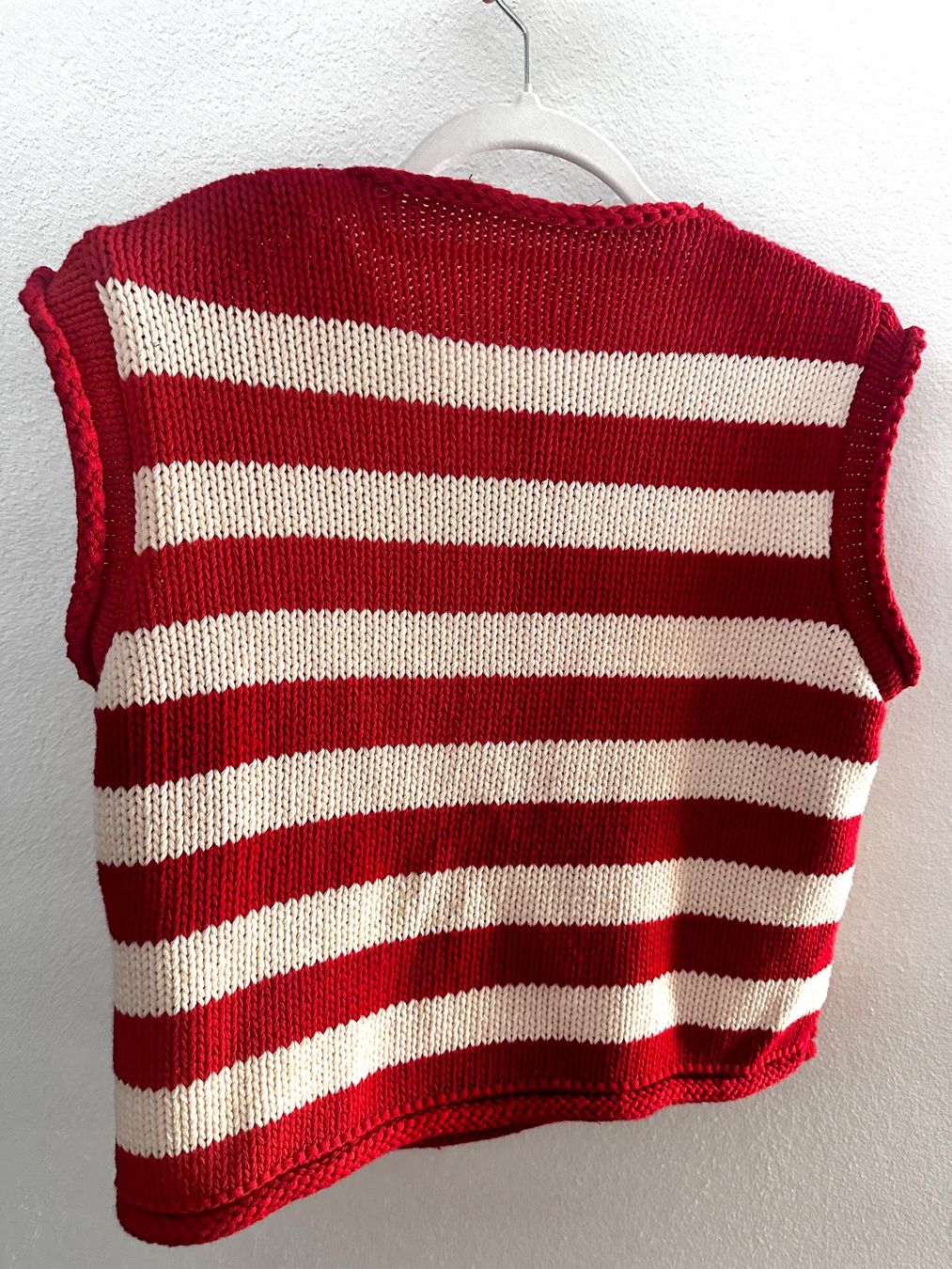 Zara Gilet & Giacche senza maniche: ZARA STRICKWESTE ROT-WEISS – Usato da Haldenstein venduto da enie123 2