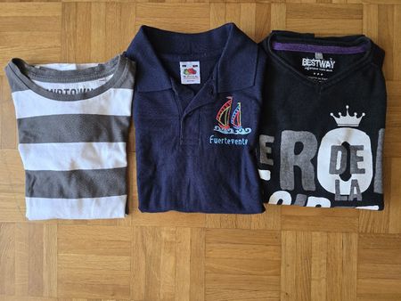 lot de 3 hauts, taille 134/140