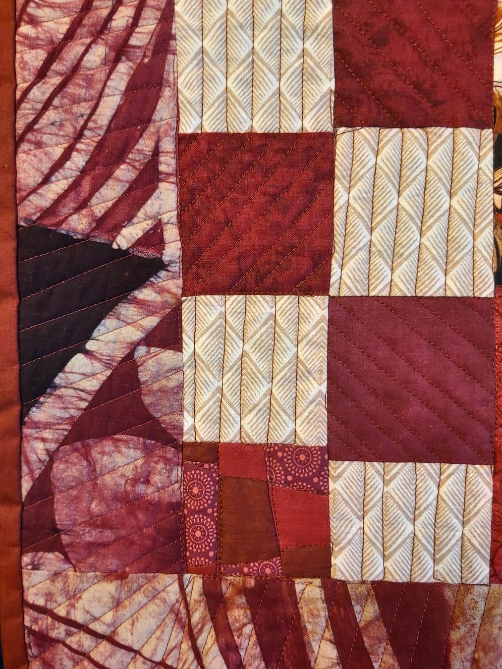 Toutes les décorations: Patchwork Quilt "Amphore" Unikat 99 x 66 cm – Neuf (Voir description) à Wetzikon ZH par Meltingpot29 1