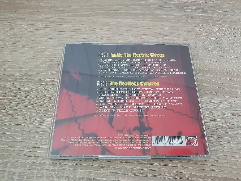 CD: W.A.S.P. - Headless Children & Inside The Electric Circus – Usato da Alpnach Dorf venduto da simtok77 3