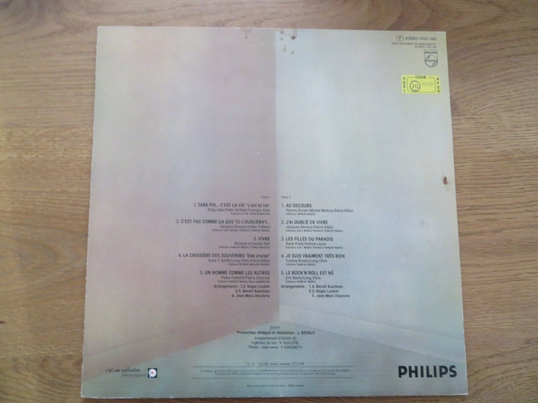 Dischi in vinile: JOHNNY HALLYDAY C EST LA VIE – Nuovo (secondo la descrizione) da Zürich venduto da max_cp5f 1
