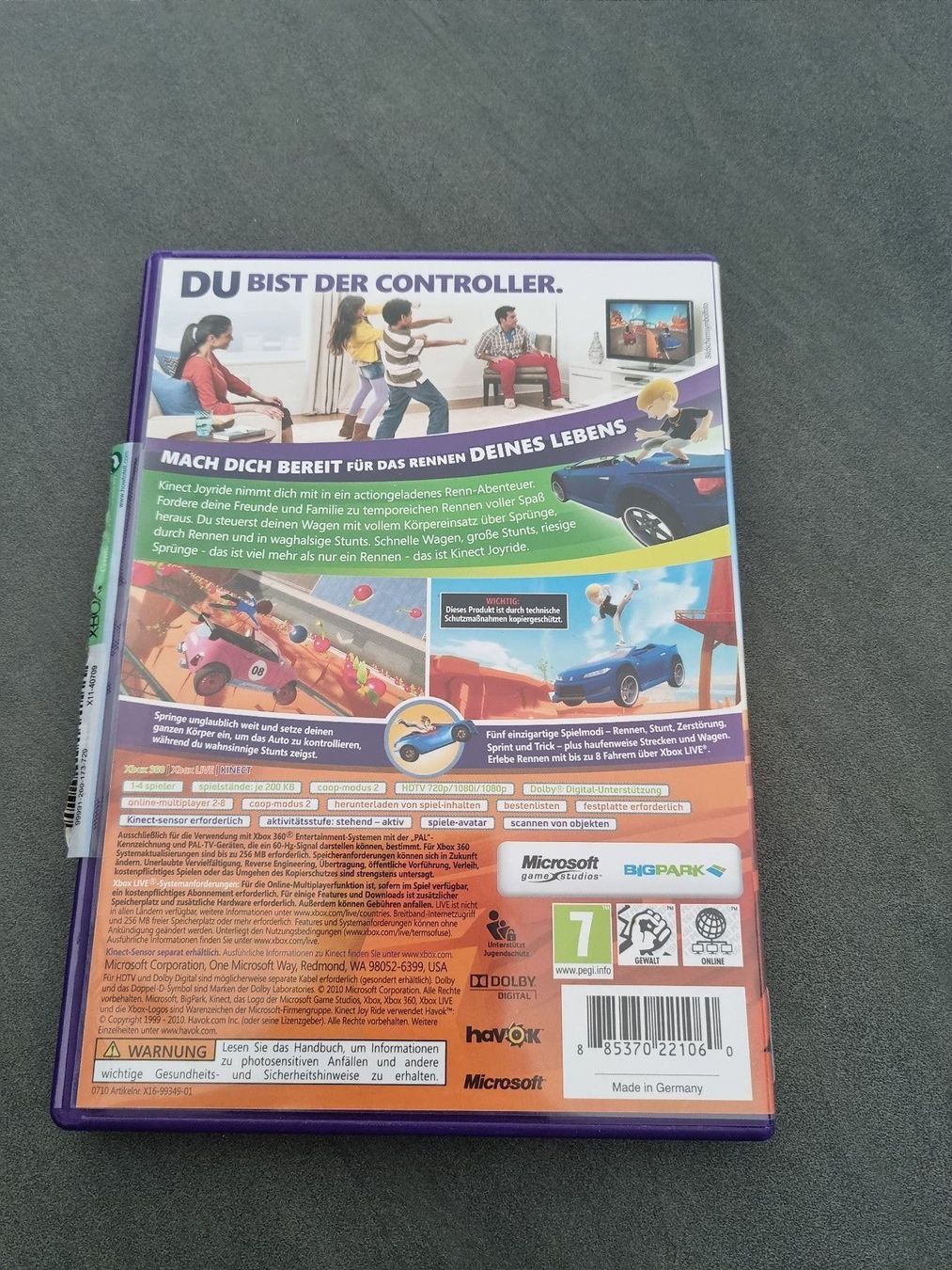 Microsoft Giochi: Kinect Joy Ride Xbox 360 – Usato da Füllinsdorf venduto da master_mind 2
