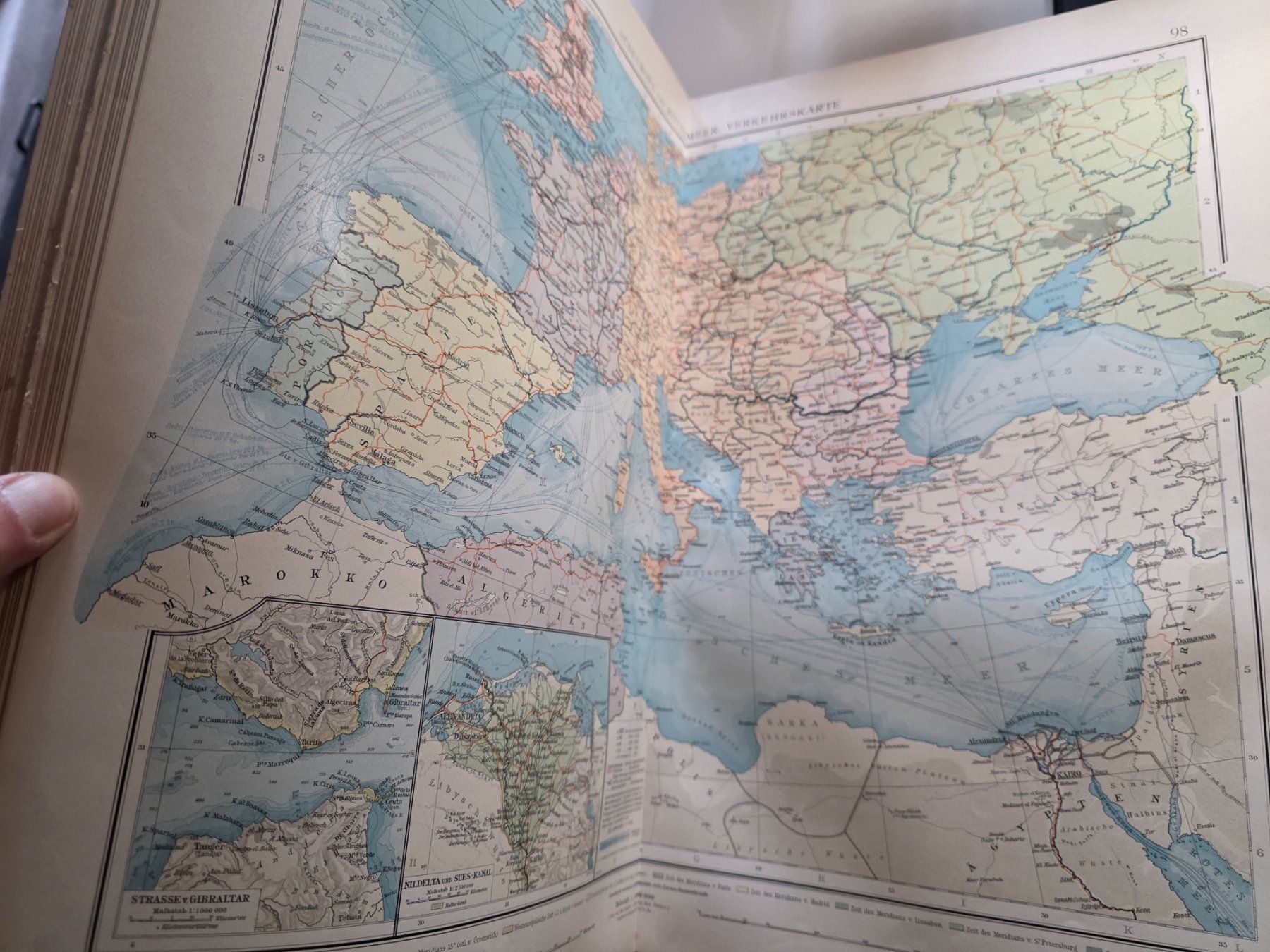 Libri: Andrees Handatlas vierte Auflage 1899 - A. Scobel – Usato da Walterswil BE venduto da Lonitti 4