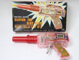 Super Jet Ray Space Gun, Pistole mit Funkeneffekt M.i. Japan