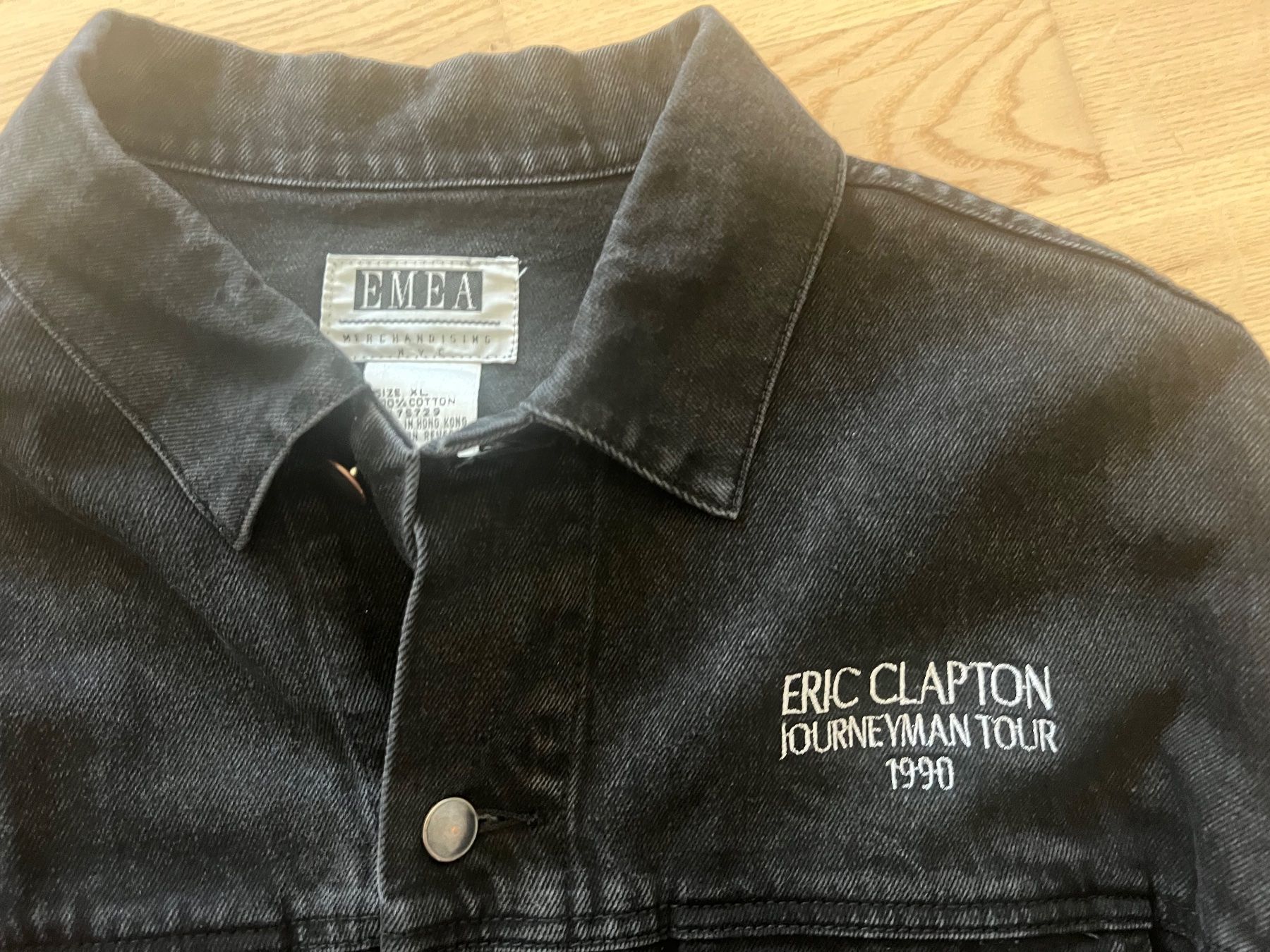 Jacken: Vintage 90’s Eric Clapton Tour Jeans Jacket – Neu (gemäss Beschreibung) aus Glattpark(Opfikon) von  1