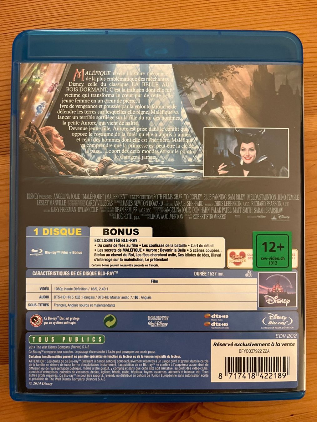 Tutti i DVDs: MALÉFIQUE - ANGELINA JOLIE – Usato da Lausanne venduto da sbar224 1