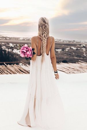 🤩MANGO SUIT CREPE MAXI KLEID ECRU RÜCKENFREI NEU & D&G P.
