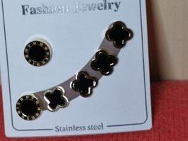 Drei Paar Damen Ohrstecker. 