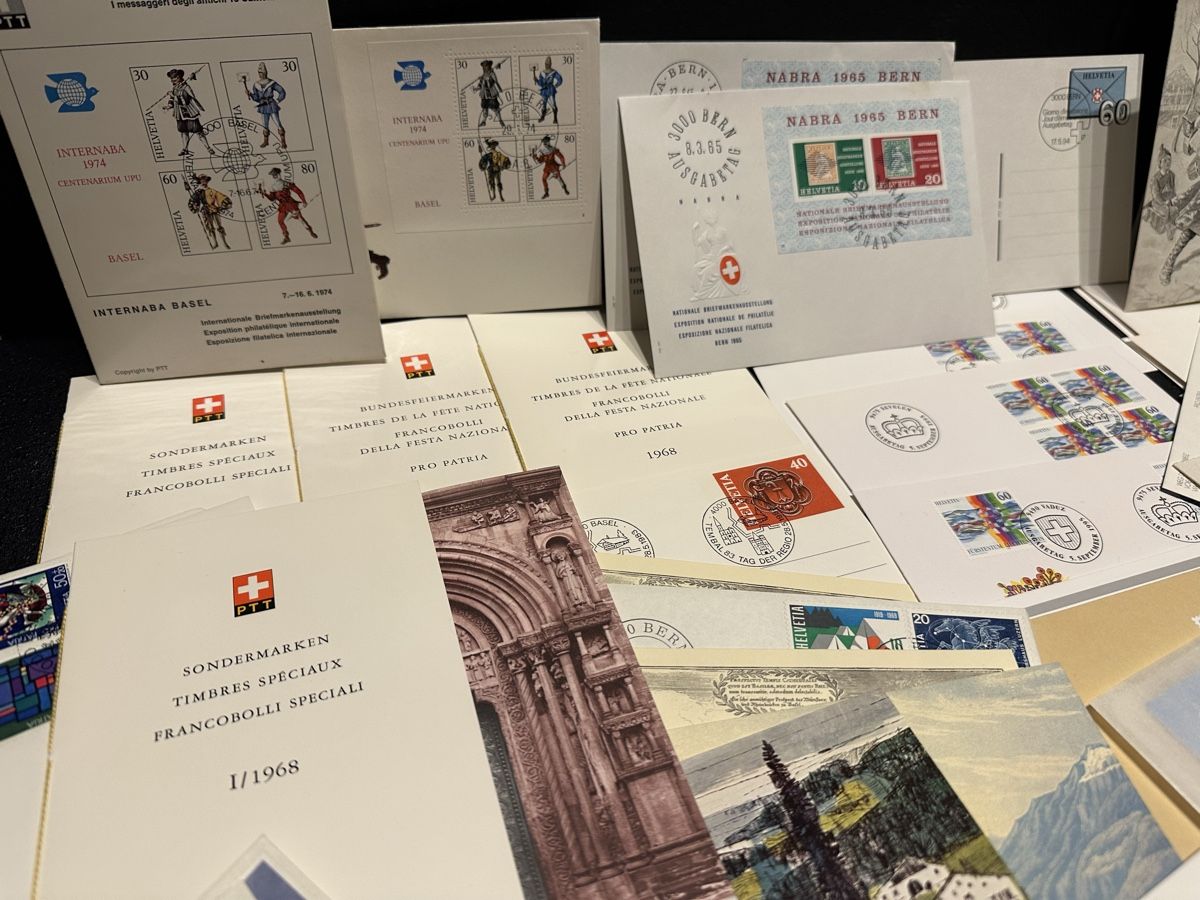 Alle Briefmarken: Sammlung Sonderbriefe, FDC, Karten Schweiz – Gebraucht aus Stettfurt von 2442 2
