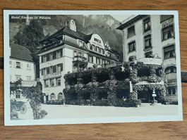 Echt Photo Karte / Hotel Sternen Flüelen Gelaufen 1928