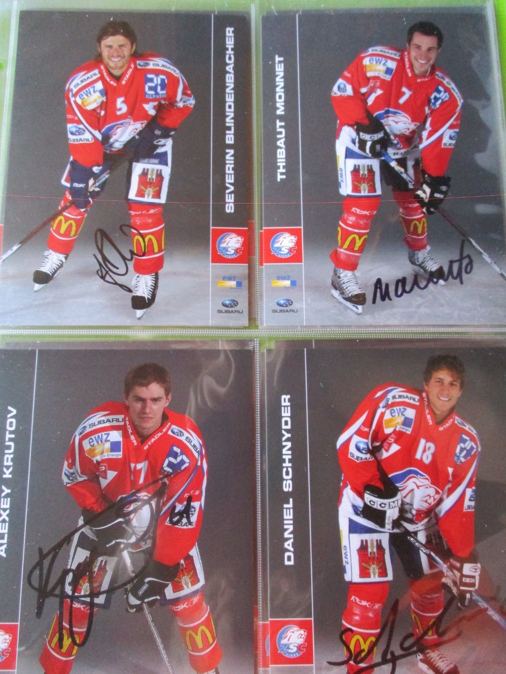 Autografi: ZSC Eishockey  Original Autogramm – Usato da Ottikon Gossau ZH venduto da hokuspokus 3