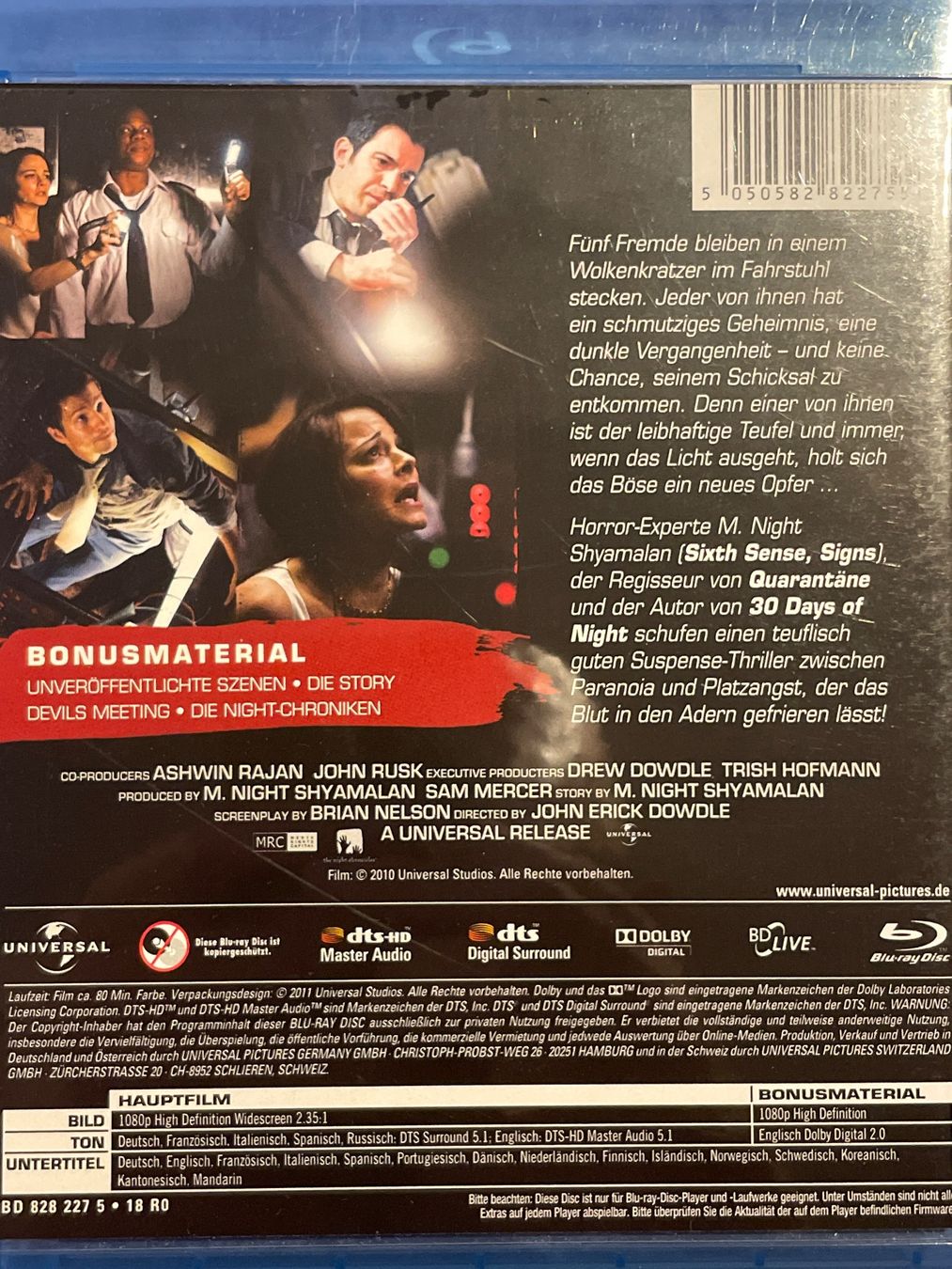 Tutti i DVDs: Devil  (2010) – Nuovo (secondo la descrizione) da Waldenburg venduto da Gonzo8 1