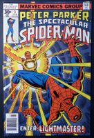 SPECTACULAR SPIDER-MAN #3 🔑 KEY 1ST LIGHTMASTER APP. 1977