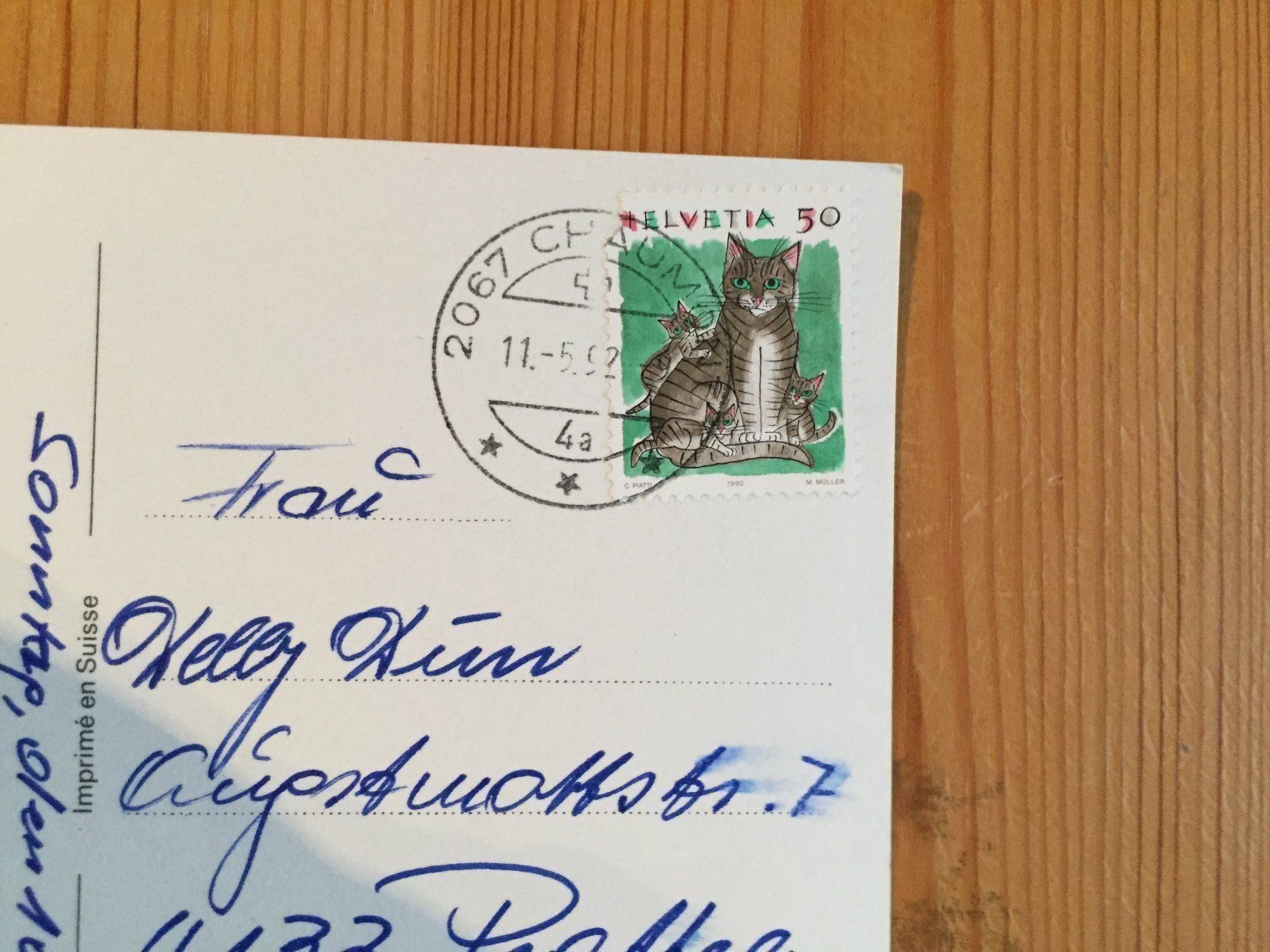 Cartoline postali: Chaumont bei Neuchâtel - AK 1992 – Usato da Oberuzwil venduto da Henri09 1