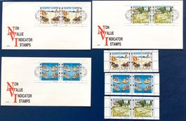 1993 Jersey ( GB ) FDC + 2 x Viererblöcke ** Landes Motive