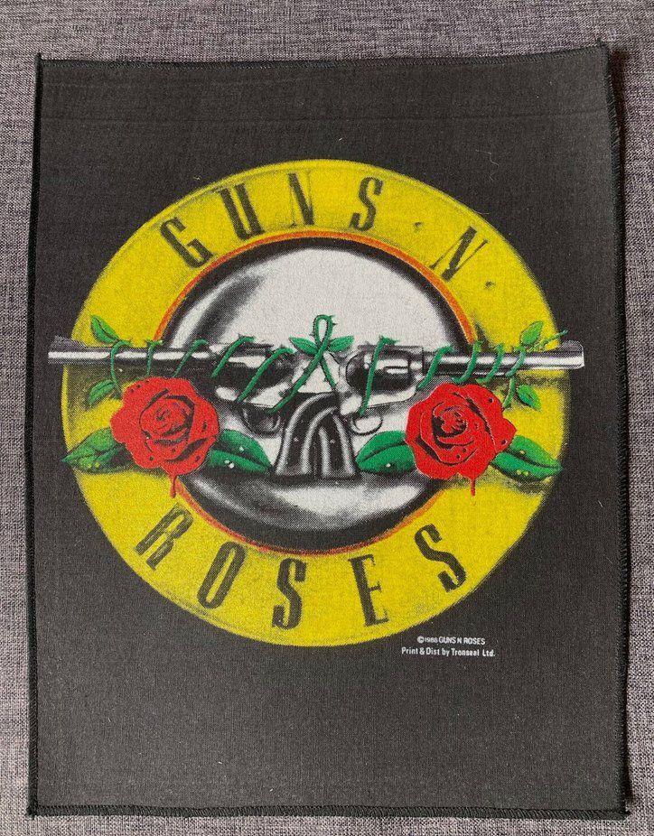 Patches: Guns`n`Roses - Logo - Backpatch - Original 80`s Vintage – Neu (gemäss Beschreibung) aus Zürich von LustForLive