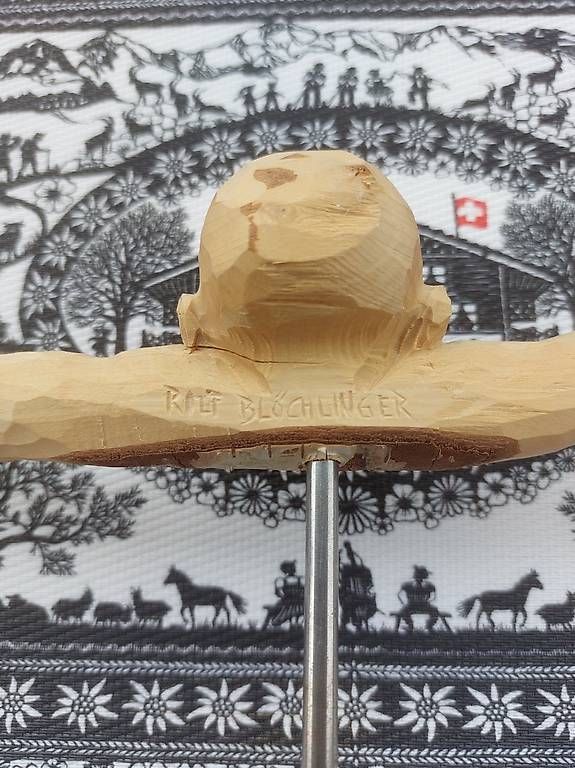 Xilografie: Brienzer Holzschnitzerei Rolf Blöchlinger Unikat – Usato da Bremgarten AG venduto da marcelbu62 1
