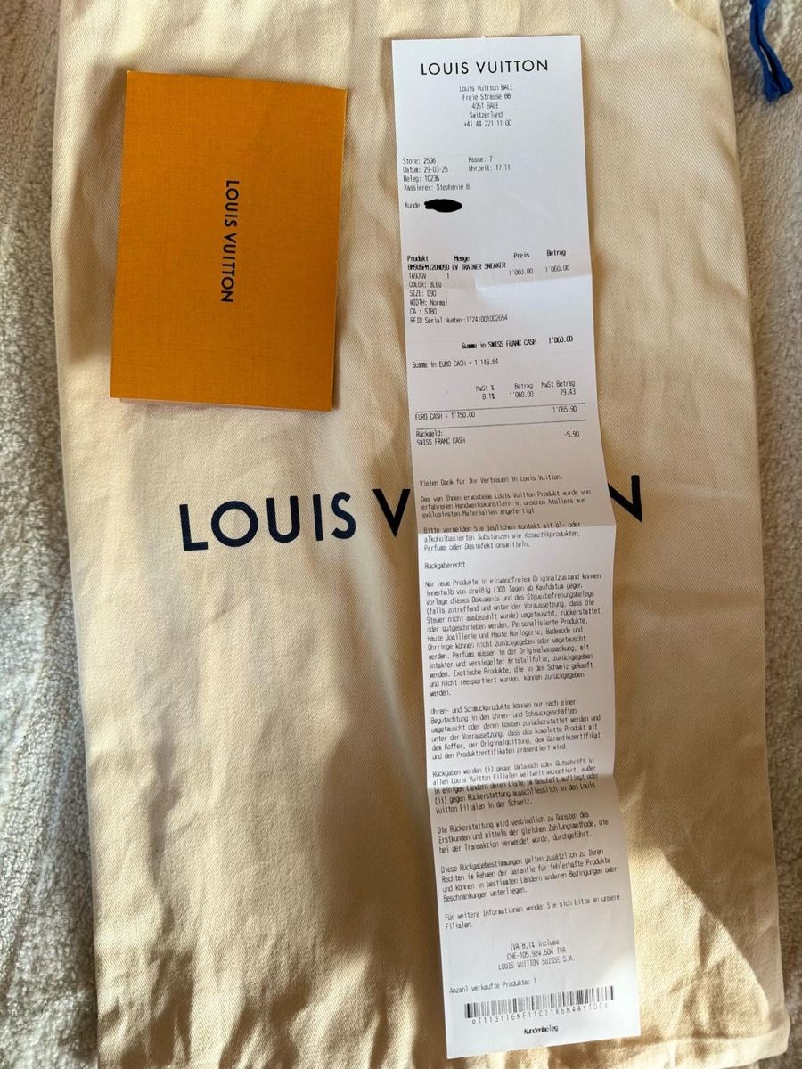 Louis Vuitton Herrenschuhe: Louis Vuitton Sneaker Grösse 44, top Zustand – Gebraucht aus Basel von RaykoShop 8