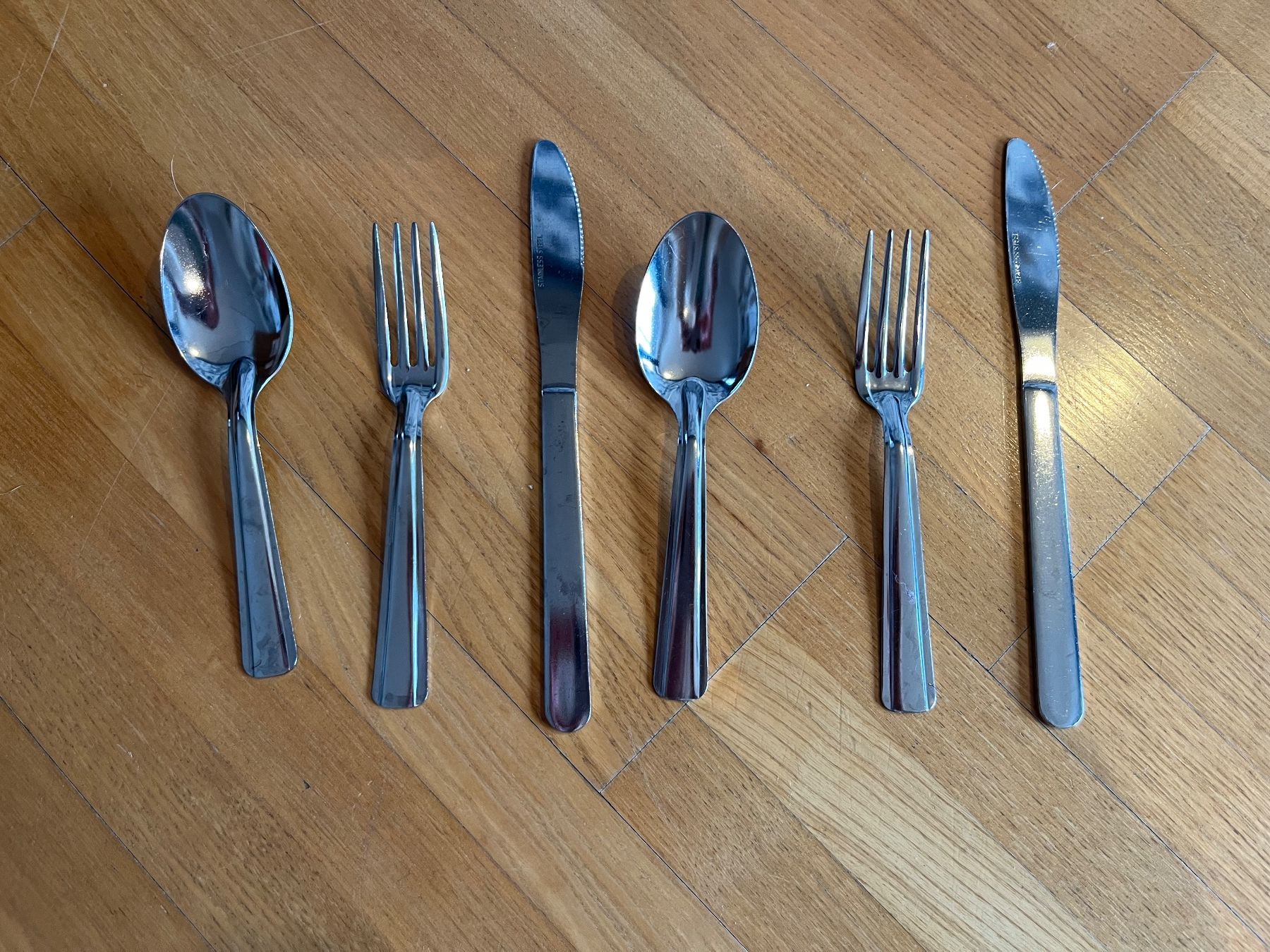 Set di posate: Campingbesteck, Metall, leicht – Usato da Umiken venduto da deb_57xk