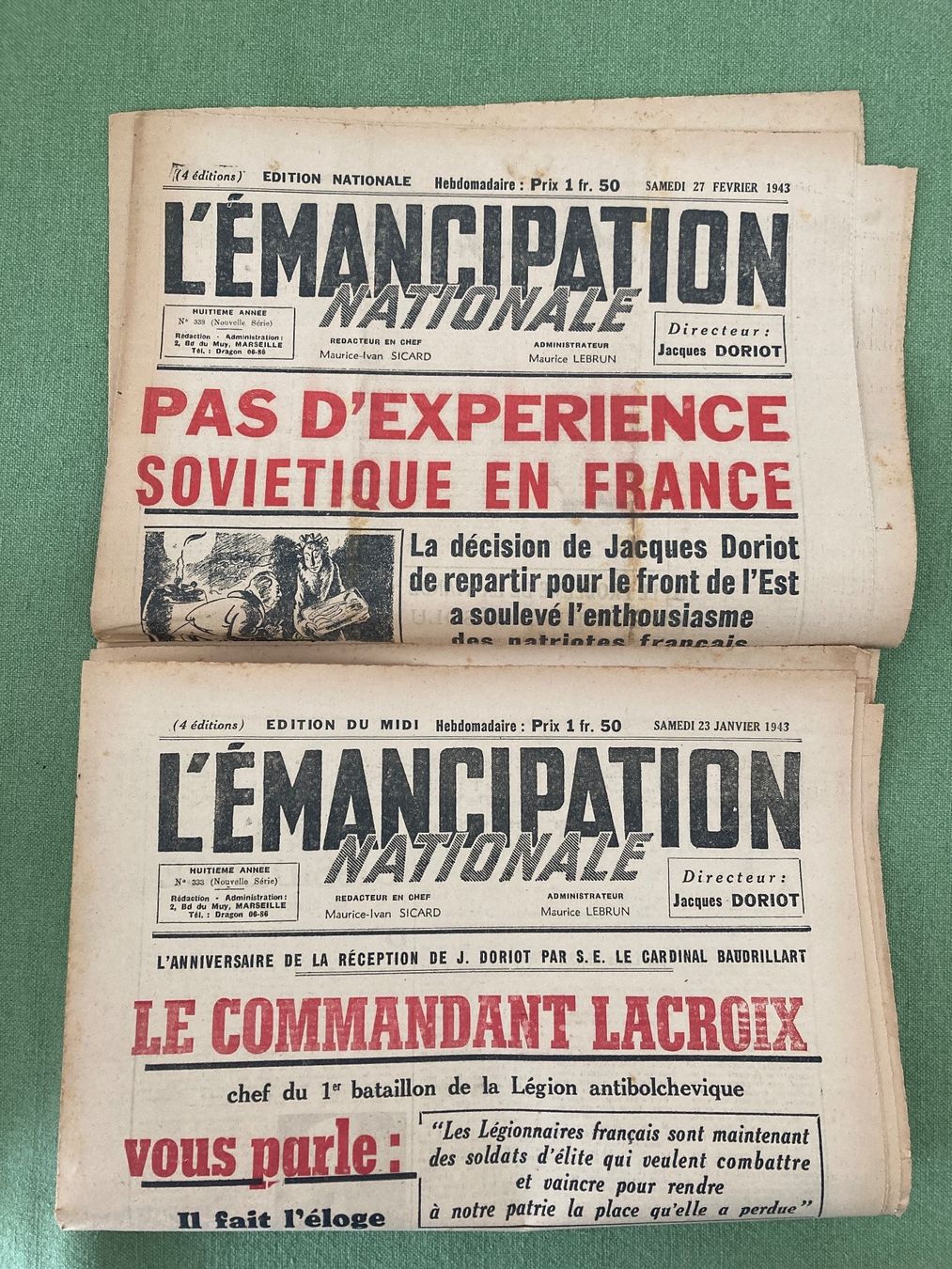 Riviste & Magazine: Vieux journaux – Usato da Saland venduto da mue_mb27