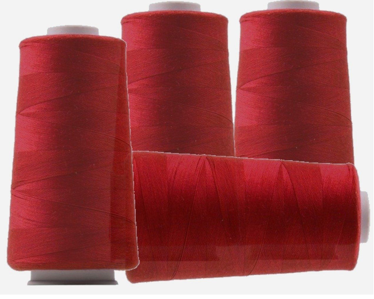Cordicelle & Fili: Overlockgarn, 3000m, Polyester - kaminrot 07 – Nuovo (secondo la descrizione) da Leimbach TG venduto da ziernaht