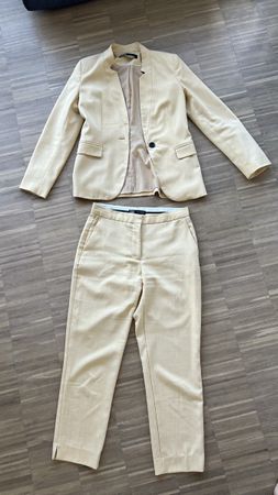 Zara Women's Suit, Size 38, Beige
