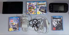 Wii U Konsole + Wii U Gamepad + 4 Spiele