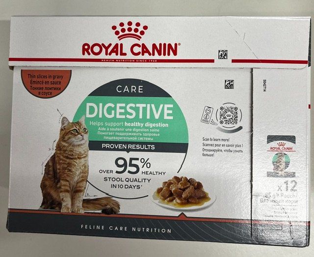 Royal Canin Mangimi: Royal Canin Digestive Care in Sosse Katzenfutter – Nuovo e nell'imballaggio originale da Veltheim AG venduto da rolo71
