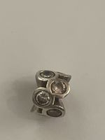 Pandora Charm Silber mit Zirkonia gut erhalten 4.02g