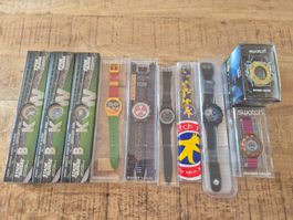 10 Swatch Uhren (verschiedene Modelle) für Sammler