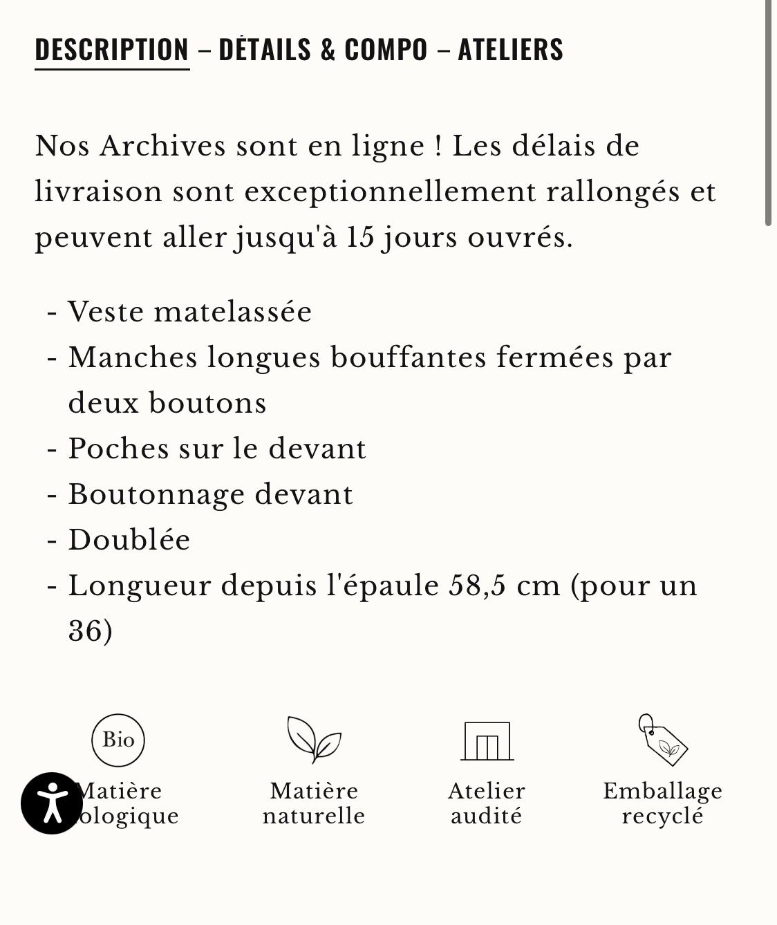 Sezane Giacche: Veste matelassée Sézane patchwork multicolore T.36 – Nuovo e nell'imballaggio originale da Lausanne venduto da jen_jeon 4