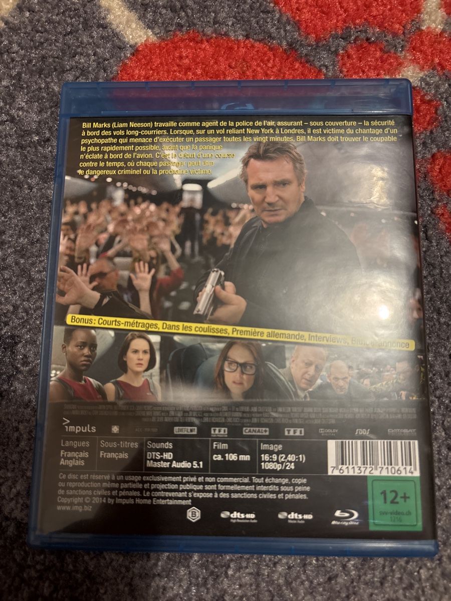 Alle DVDs: Non-Stop Blu-Ray avec Liam Neeson - Action & Suspense – Gebraucht aus Les Bois von warner10504 1