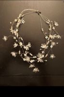 Hand made necklace - white/clear