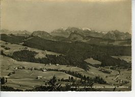 Etzel Kulm mit Aubrig, Glärnisch und Fluhberg