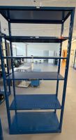 Regal Metall blau 5 Ebenen gebraucht