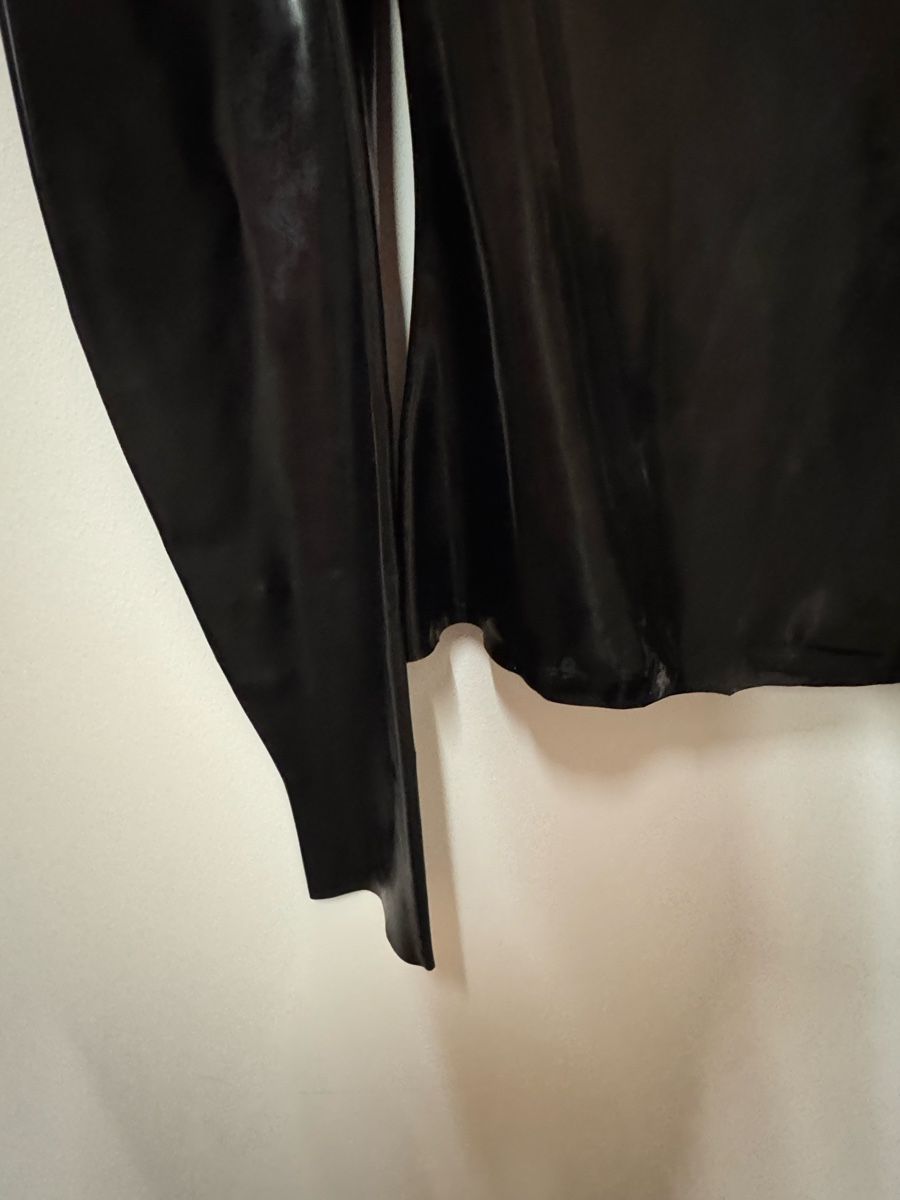 Camicette: Latex Bluse Schwarz – Usato da Meisterschwanden venduto da sim_2nwm 5