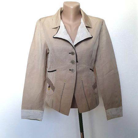 Veste de créateur Garella– T. 1 – Lin/Coton