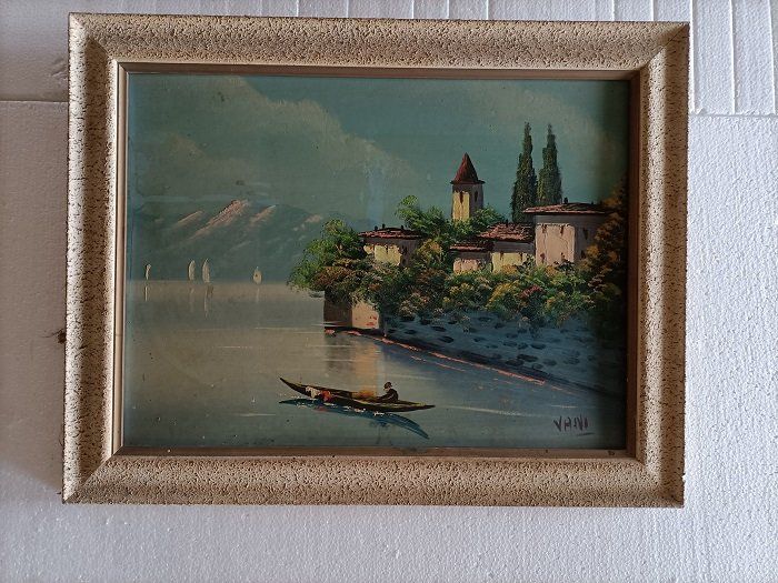 Dipinti: Gemälde Antik mit Holzrahmen – Usato da Burg venduto da Mainstreet69