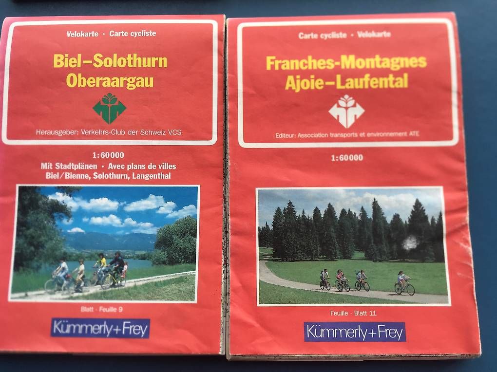 Cartine & Atlanti: Velokarten 1:60'000 (VCS) – Usato da Möriken AG venduto da Doris5103
