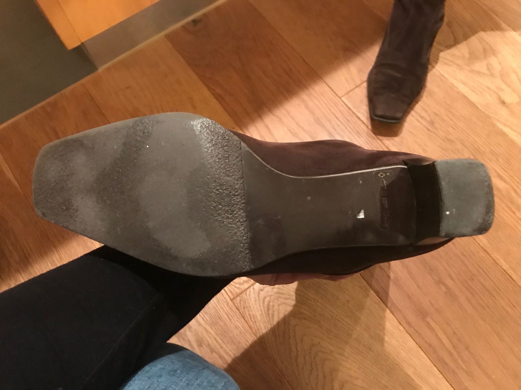 Scarpe da donna: Stiefel hoch Gr. 5 Nappaleder – Usato da Mauren venduto da SB1606 2