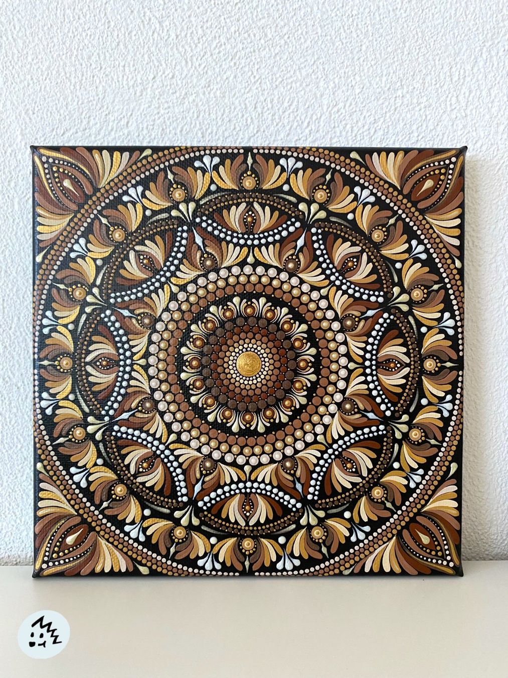Foto & Immagini: Mandala Bild auf Leinwand, Bild, Dekoration, Geschenk – Nuovo e nell'imballaggio originale da Fanas venduto da Omibia 1