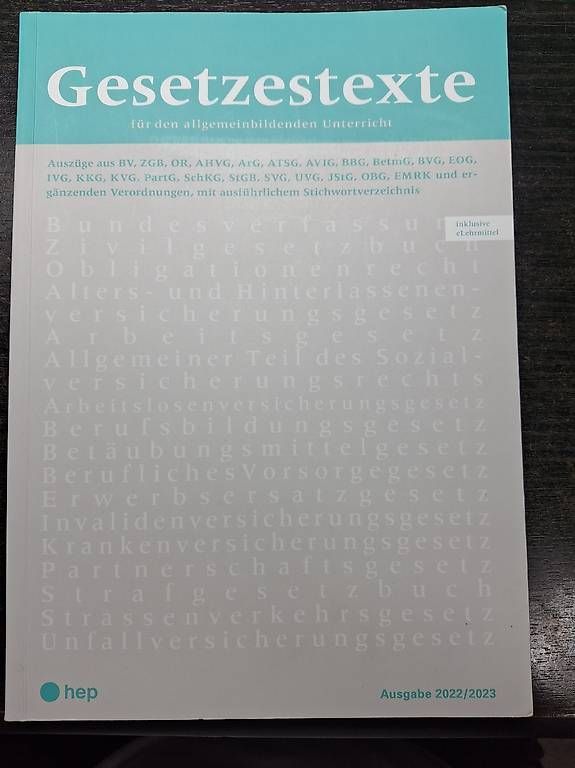 Libri: Gesetzestexte Ausgabe 22/23 – Usato da Oberdorf SO venduto da Solotech