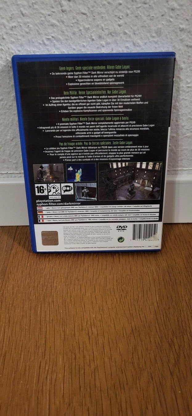 Sony Spiele: PS 2 - Syphonfilter Dark Mirror – Gebraucht aus Münsingen von DigitaleSpielecke 1