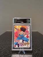 One Piece 🔥 Usopp OP11-003 Round 1 Graded 10