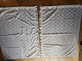 2 Paar schöne,  romantische Tag-Vorhänge, VINTAGE